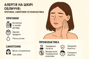 Алергія на шкірі обличчя — як розпізнати та уникнути