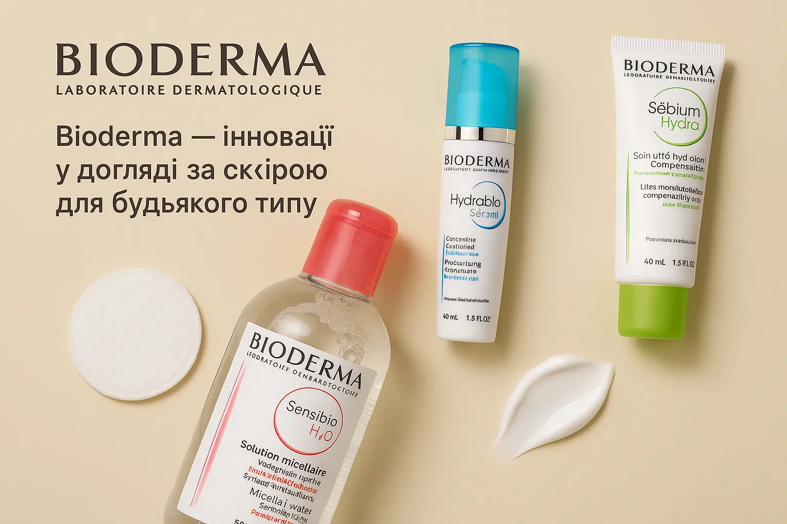 Bioderma косметика для чутливої шкіри