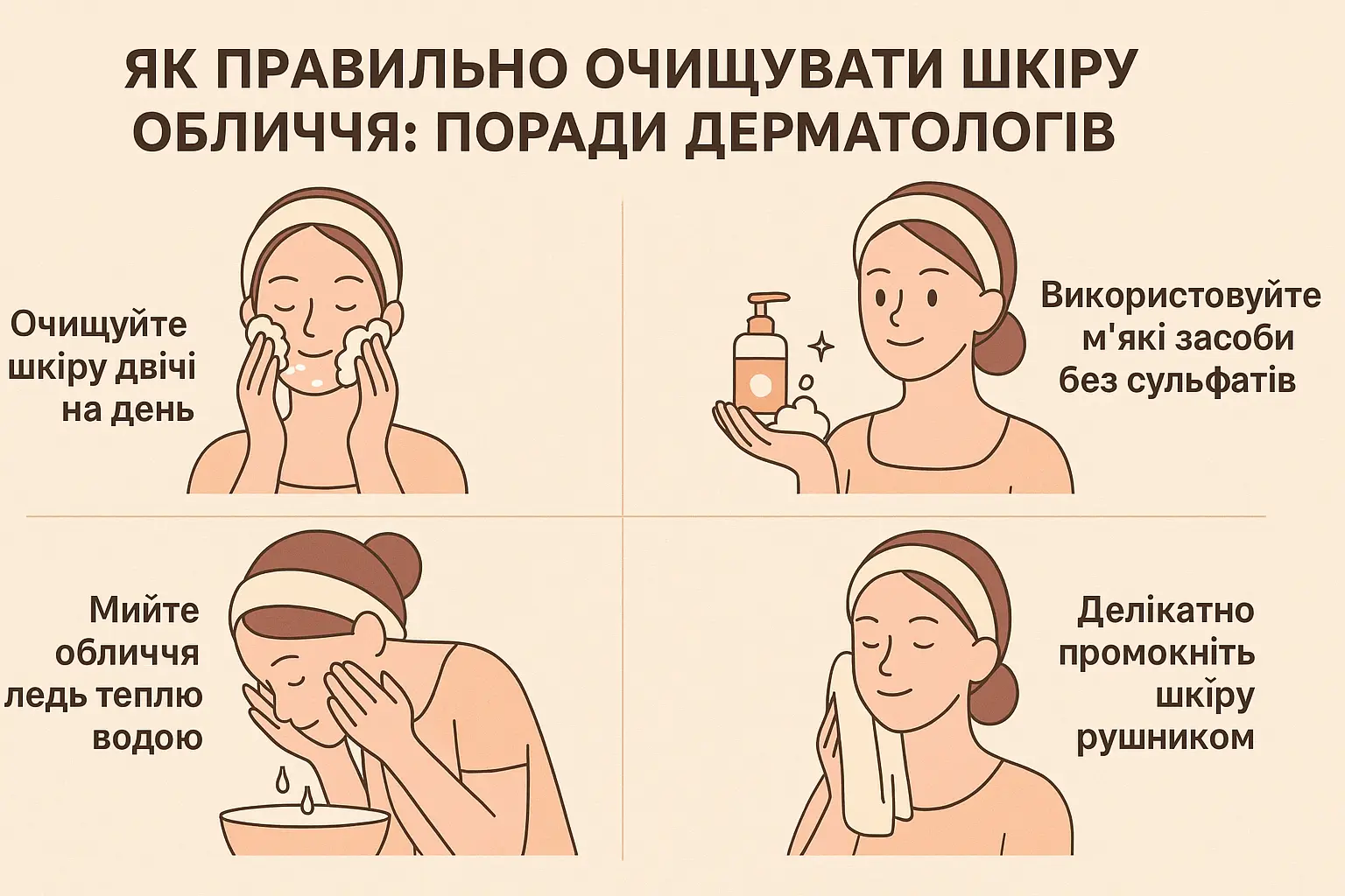 Очищення шкіри обличчя аптечною косметикою — правильна рутина