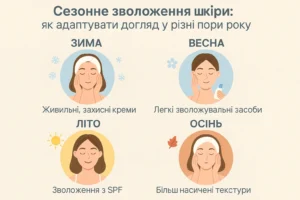 Догляд за тілом у різні пори року