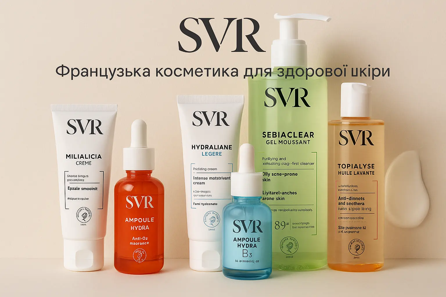 SVR косметика для проблемної шкіри