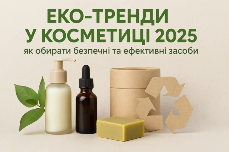 Еко косметика 2025: натуральні інгредієнти, безпечний догляд, етичні бренди