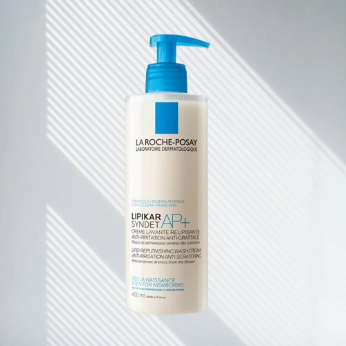 La Roche-Posay Lipikar Syndet AP+ — реліпідний крем-очищувач для сухої–дуже сухої та атопічної шкіри