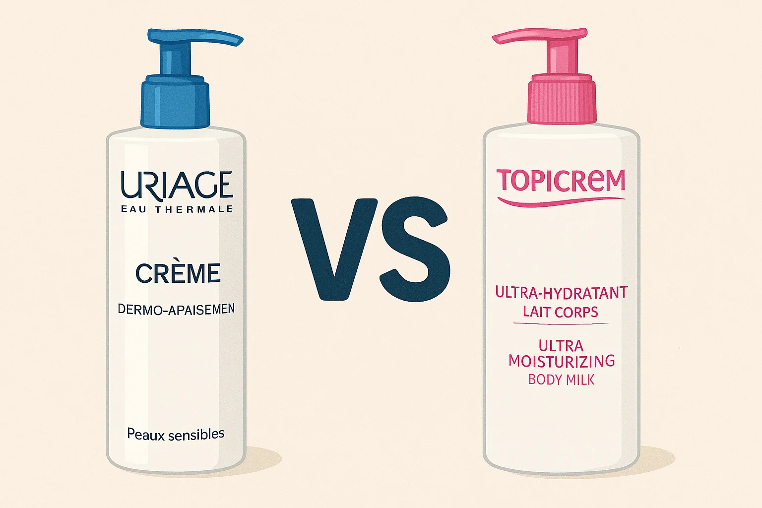 Uriage vs Topicrem: порівняння брендів для сухої та чутливої шкіри